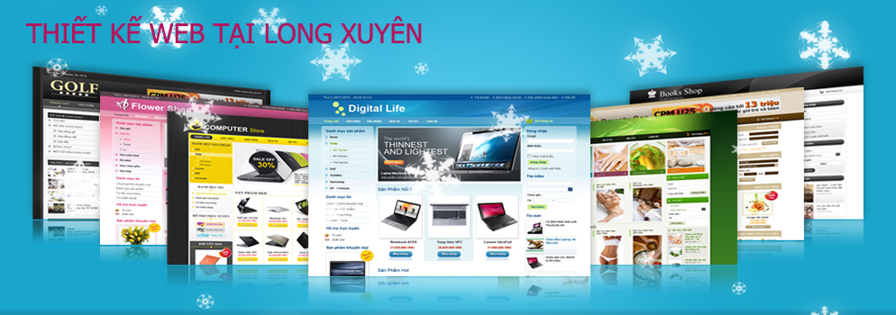 Thiết kế web tại Long Xuyên