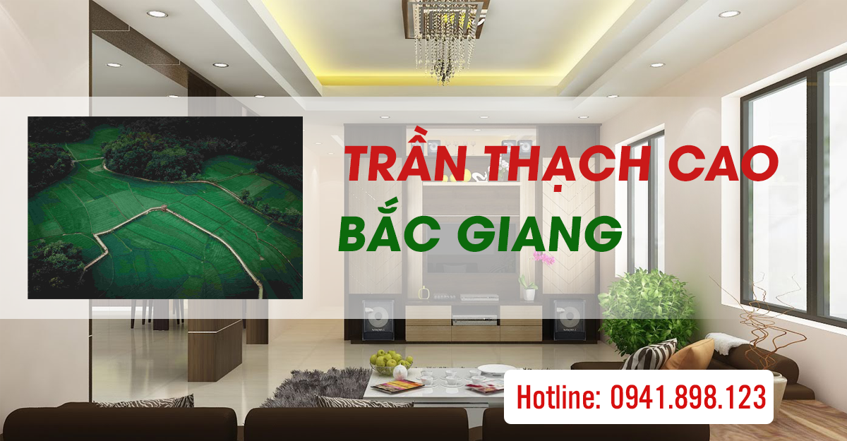 Thi công trần thạch cao xã Biên Sơn, Lục Ngạn, Bắc Giang