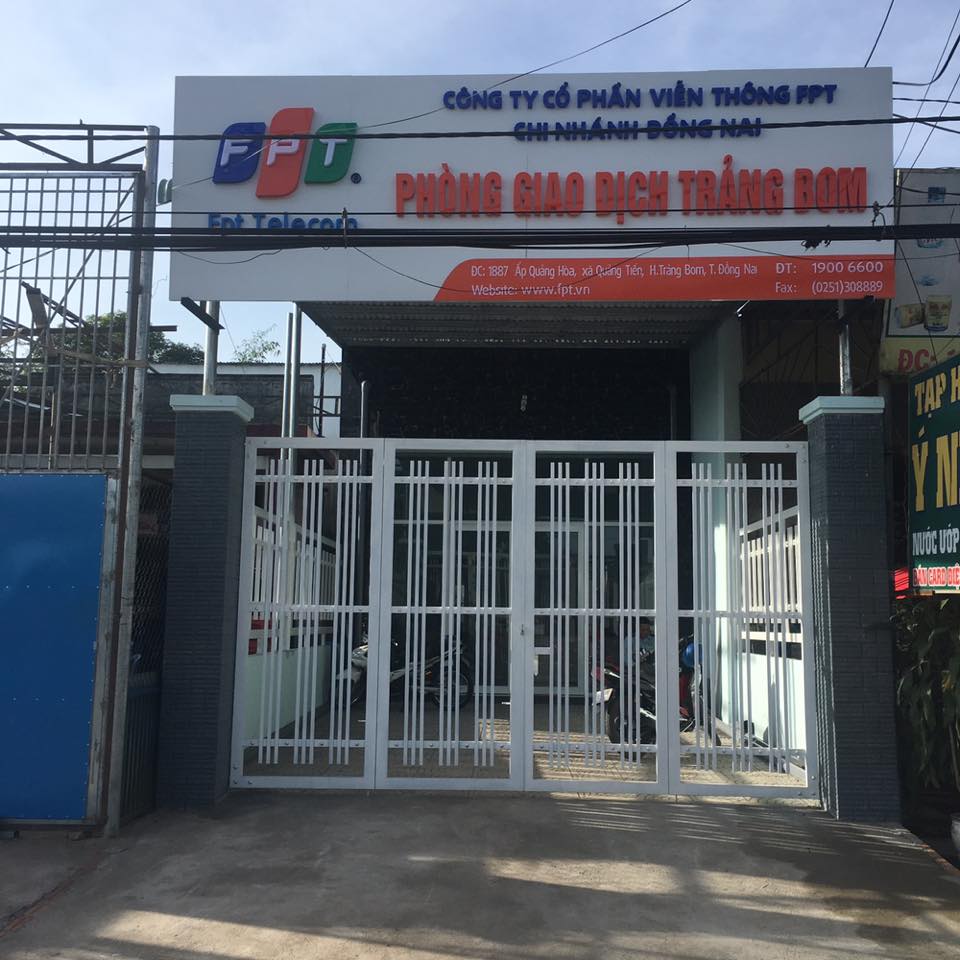 Đổi địa chỉ văn phòng giao dịch FPT Telecom tại Trảng Bom