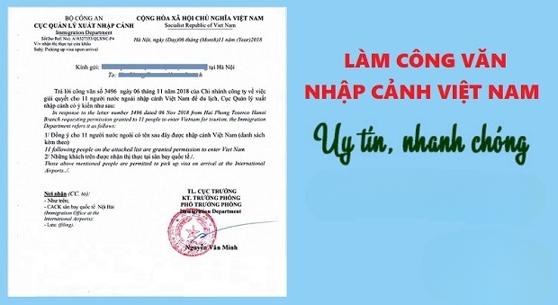 Công văn nhập cảnh